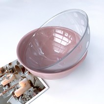 파미레 듀얼 도트 믹싱볼 2P 세트, 핑크+투명