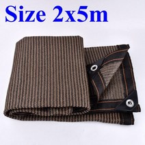 전원주택담장 단독주택 테라스 가림막 담벼락 담장 주물 휀스 브라운 컬러 양산 그물 홈 발코니 식물 대피소 야외 수영장 차양 차양 차양 차양 그물 태양 그늘 비율, 2x5m