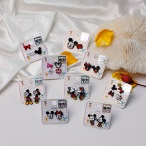 초콜리트쥬얼리 [은침] 디즈니 정품 미키마우스귀걸이 캐릭터 귀걸이