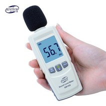 소음측정기 층간소음 측정기 GM1352 디지털 사운드 레벨 미터 소음 테스터 30-130dB 데시벨 LCD 화면 백라, 한개옵션0