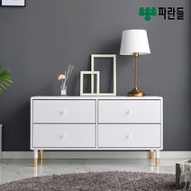 파란들 디오르 1000 서랍형 2단 거실장, 화이트