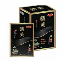 100% 리얼 AKOMI 일본 유기농 헤어 염색 샴푸 (5가지 색상)-(10팩/박스) (내추럴 블랙), 10개