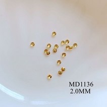 네일파츠 네일스톤약. 100 개/가방 금속 스터드 라운드 미니 네일 아트 메탈 3D Charms, 10 MD1136