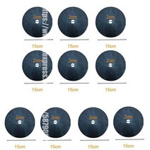 구멍 모종 심기 커버 패브릭 통기성 물 투과성 성장 매트 곤충 방지와 10 개 팩 잡초 장벽 매트, 15cm