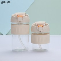 왕홍 점프 유리 빨대컵 남녀 패션 커피 물컵 휴대용 실리콘 커버 단열컵 도매, 흰색, 550마라