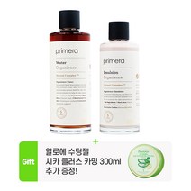 프리메라 오가니언스 단품 2종 (워터 + 에멀전) + 제이엠솔루션 알로에 수딩젤 시카 플러스 300ml, 상세페이지 참조