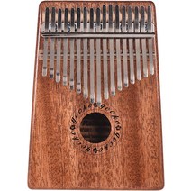 K17M 17 열쇠 Kalimba Thumb 피아노 Mbira 마호가니 솔리드 우드 캐리백 수납 케이스 튜닝 망치 음악 책 스티커 뮤지컬 선물