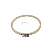 자수기 자수기계 자수재봉틀 자수미싱 12 크기 8 40cm 대나무 프레임 자수 후프 링 diy needlecraft 크로스 스티치 기계 라운드 루프 손 가정용 재봉 도구, 23cm(9인치)