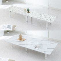 이반가구 접이식 대형 칼라테이블 식탁 사각형 집들이상 손님상, 칼라테이블 1600x400, 망펄비치, 4단
