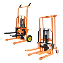 수동 유압 핸드 포크 리프트 스태커 스테커 포크, 스트레이트 휠포크  200kg 리프트 0.9m