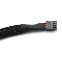 DZS Elec 4핀 1~4가지 방법 PWM 팬 스플리터 케이블 블랙 슬리브 .. 정품보장, 1 to 3
