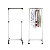 이동식행거 간이옷걸이 매장 500 폴행거 바지걸이, 아이언행거500(화이트)_CN8987