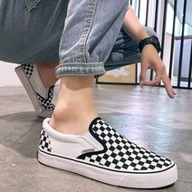 남여공용 체크 패턴 안정적인 착용감 데일리 스니커즈