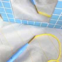 펀치니들 바늘 자수 재료 펠트 위빙, 1개