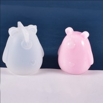 캔들만들기 DIY 양초 3d 스테레오 곰 실리콘 금형 diy 동물 모양의 금형 수제, 귀여운 곰