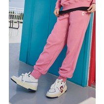 MLB 베이직 스몰로고 조거팬츠 CLE (Mg.Pink)
