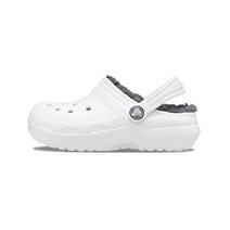 S마켓 NC고잔 CROCS 클래식 라인드 클로그 키즈 (207010_10M) 겨울철 상품 따뜻 하고 신기 편한 털 크록스
