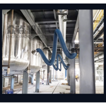 국소배기장치 암후드 후드 배기관 정화기 흡입 파이프, 기계용Φ160mmx3미터 흡입 암