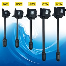 충전식양수기 휴대용양수기 소형양수기Sunsun-다기능 잠수정 펌프 6W 12W 20W 25W 수족관 물고기 산소 워, 01 Black_04 JP-1100g  25W