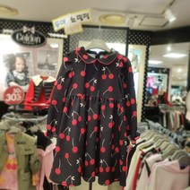 [동아쇼핑]2021년 봄신상~귀엽고 러블리한 신학기 스쿨룩 체리 원피스 EDOM21252