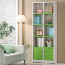 [천삼백케이] [우아미아이] [우아미가구]콕스 5단 수납 책장 900, 웬지