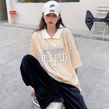 배구복 칼라 반팔 티 여백 칼라 6535 면