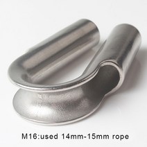 와이어윈치 미니 크레인 윈치 로프용 스테인레스 스틸 튜브 골무 8MM/10MM/12MM/15MM/22MM, 04 M14