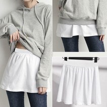 허리 밴딩 치마 레딩스 맨투맨 코디
