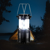 led 슬라이딩 캠핑랜턴 미니, A타입, 블랙