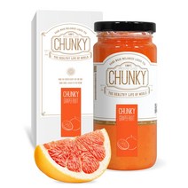 청키 수제 자몽청 자몽 차 농축액 과일청 수제청, 450g, 1개, 300ml