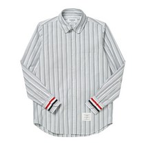 [톰브라운] MWL317A 07854 415 네이비 스트라이프 옥스포드 남성 셔츠