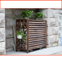 실외기 우드덮개 가리개 에어컨, 길이105 폭 40 높이 100