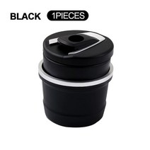 벤츠트럭부품car logo led 조명 재떨이 with lid item storage, 검은색, mg에 대한