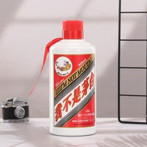 패션 크리 에이 티브 Moutai 절연 컵 스테인레스 스틸 더블 레이어 316 진공 활동 선물 물, [01] 빨간색과 하얀색, [01] 600ml