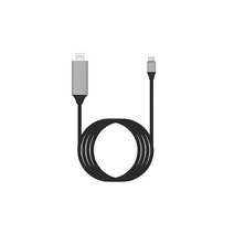 USB C 타입 HDMI 호환 20 케이블 4K HD 2M 오디오 및 이더넷 HDTV/프로젝터 고속, Grey_4k 60hz