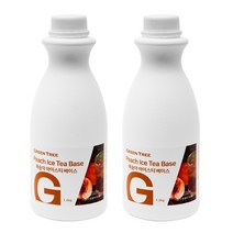 그린트리 복숭아 아이스티 베이스 1.2kg 2개
