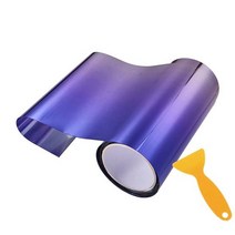 car sun visor strip tint film windshield sun visor protection shade sticker window sun visor strip h, 자주색