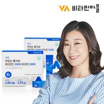 비타민마을 맛있는 메가씨 비타민C 2000 비오틴 5000 120포 4개월분 2박스, 옵션선택