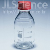 [JLS] PYREX High Temp Media Bottle 25ml ~ 1000ml (1L) 내열캡 메디아병 고온캡 샘플병 파이렉스메디아병 내열메디아병 내열샘플병, 500ml 1ea, 1개