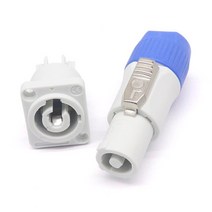 무선 전동드릴 Powercon 커넥터 잠글 수 케이블 섀시 소켓 전동 드릴 LED 스크린 무대 조명 전원 연결 흰색, 01 3pns whte A set