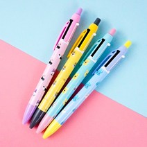 디즈니 폼폼 컬러 캐릭터 멀티펜 2색 볼펜+샤프, 미키와 미니