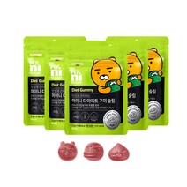 마이니 다이어트 구미 가르시니아 캄보지아 추출물 탄수화물 컷팅제 풋사과 체지방 감소 도움 보조제 젤리 츄어블, 36g