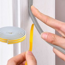 현관고무패킹 문틀바람막이 현관문 방풍테이프 방문틈새막이 2mm 4mm 6mm, 6mm 길이5M