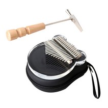 shangren 17 키 Kalimba Mbira 엄지 초급 명확한 키보드 악기, 클리어, 아크릴