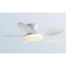 조명 실링팬 가정용 프로펠러 인테리어 천정 선풍기, 블랙 + 월넛 60W 3리프 36인치 리모콘