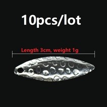 10-20 개/몫 금속 숟가락 구덩이/부드러운 표면 플라이 낚시 미끼 장식 조각 소음 실버 골드 버드 나무 블레이드 DIY 물고기 액세서리, [06] 10pcs