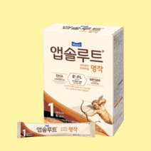 리뉴얼 앱솔루트 명작 2FL 분유 스틱 1단계(0~6개월) 14g 20포, 옵션1