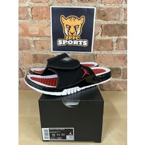 Air Jordan Hydro 11 Bred White Slide Sandals MENS AA36006