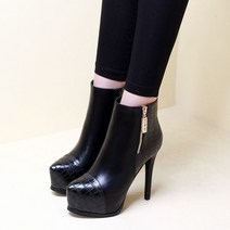 도나샵 뱀피포인트 앵클부츠 가보시부츠 여성부츠 sk-39282