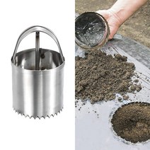 멀칭타공기 멀칭비닐 구멍 뚫기 천공기 펀칭 유공 모종심기 구멍파기, 대형 (10cm), 1개